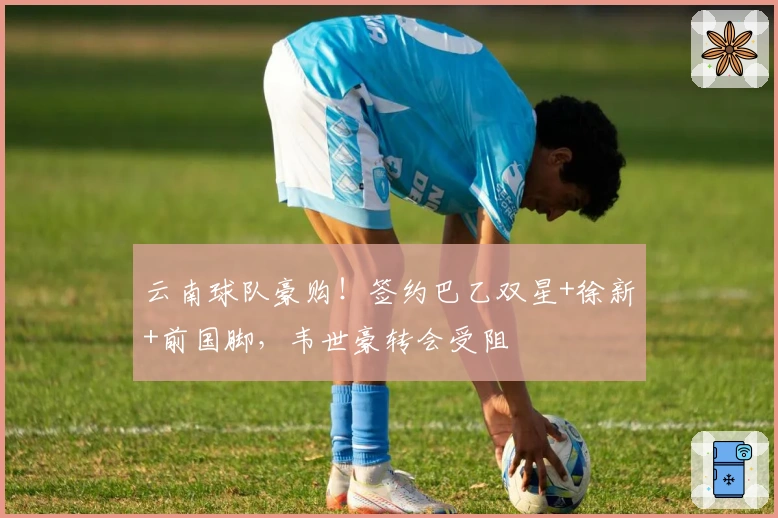 云南球队豪购！签约巴乙双星+徐新+前国脚，韦世豪转会受阻