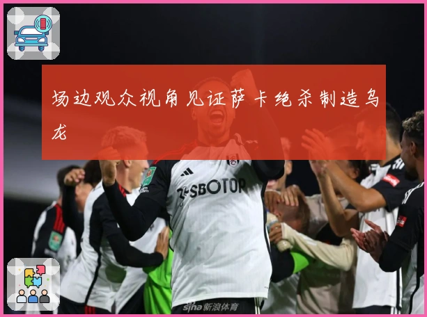 场边观众视角见证萨卡绝杀制造乌龙